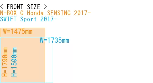 #N-BOX G Honda SENSING 2017- + SWIFT Sport 2017-